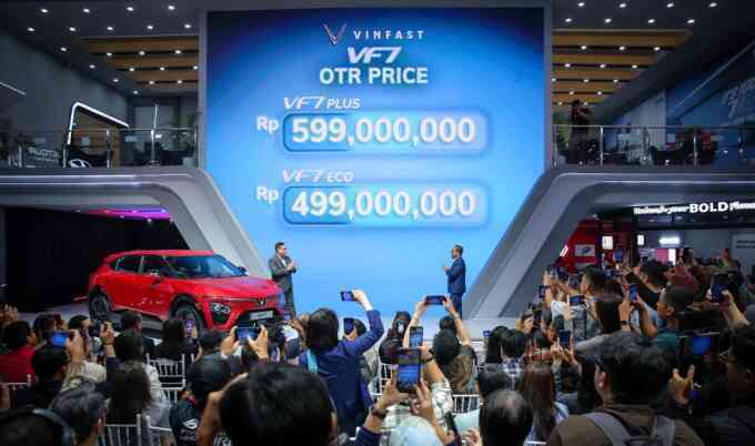 VinFast VF 7 ra mắt thị trường Indonesia
