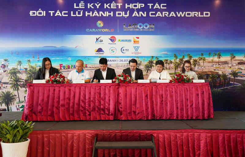Chủ đầu tư dự án CaraWorld ký hợp tác chiến lược với 8 đối tác lữ hành lớn