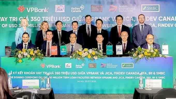 VPBank nhận khoản vay hợp vốn 350 triệu USD