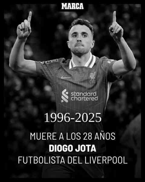 Tiền đạo Liverpool Diogo Jota tử nạn