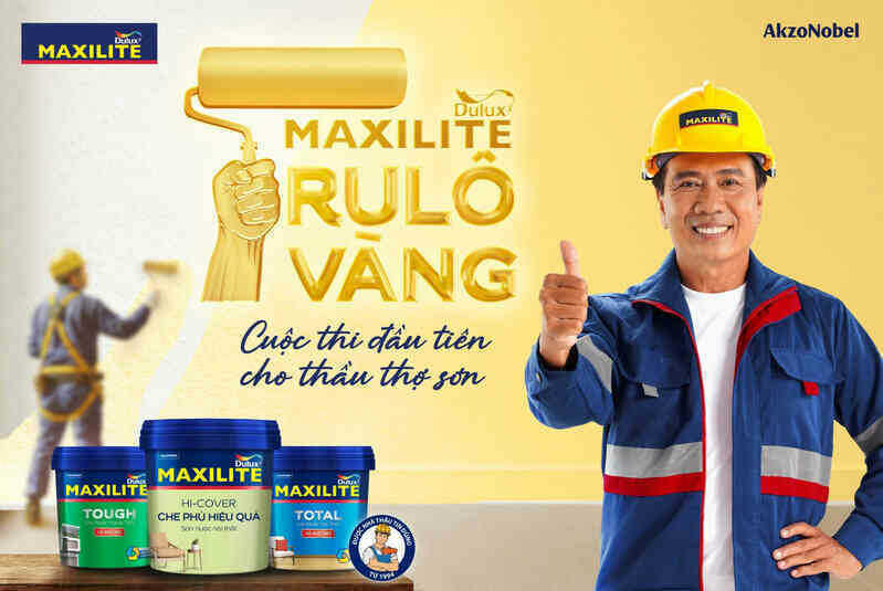 Cuộc thi ‘Maxilite - Rulô Vàng’ dành cho thợ sơn cả nước