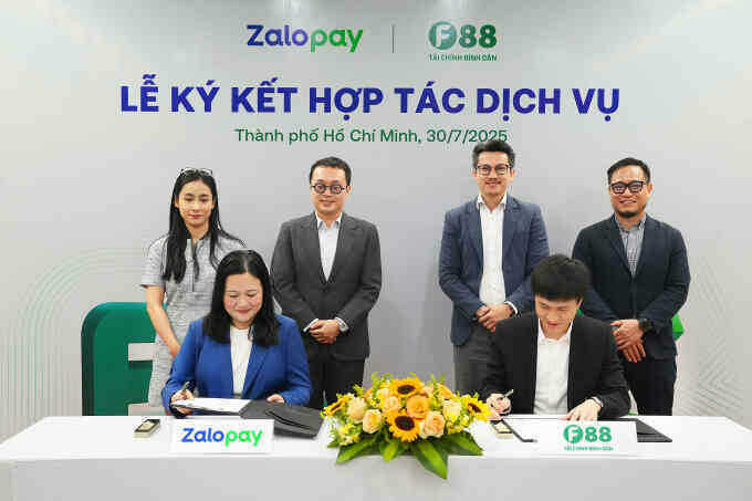 F88 hợp tác Zalopay mở rộng tài chính số