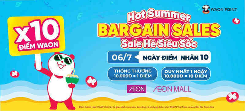 Aeon ra mắt chương trình điểm thành viên WAON Point