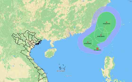 Áp thấp nhiệt đới hình thành trên Biển Đông