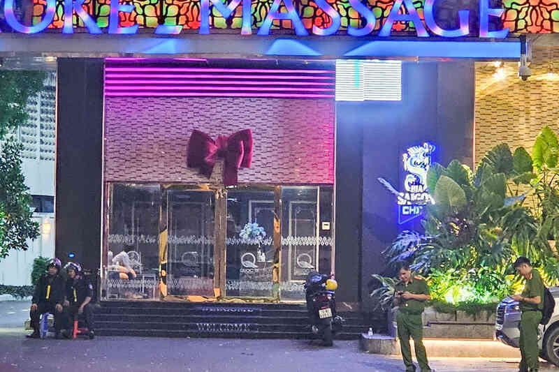 Bộ Công an kiểm tra cơ sở massage Quinter ở Khánh Hòa