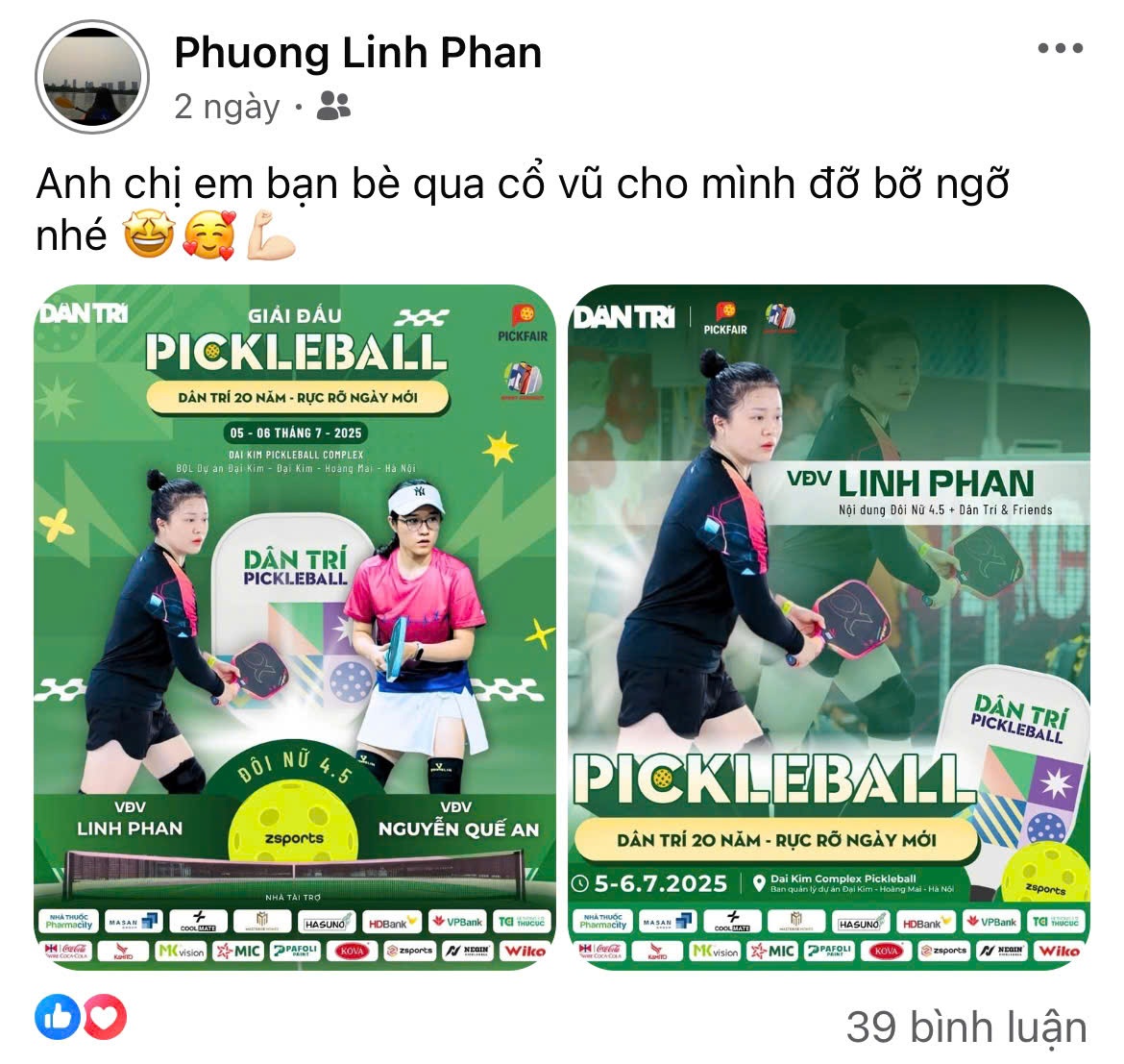 Đôi nữ VĐV tiết lộ bí quyết giành chức vô địch giải pickleball báo Dân trí