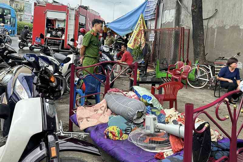 Cháy nhà trọ ở TPHCM, nhiều tài sản bị thiêu rụi