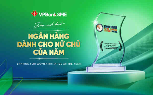 VPBank nhận giải thưởng ‘Ngân hàng tốt nhất cho doanh nghiệp nữ chủ 2025’