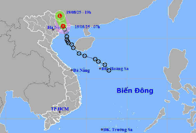 Áp thấp nhiệt đới vào Quảng Ninh - Hải Phòng