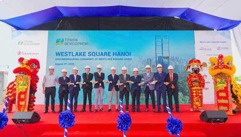 Toshin Development khởi công dự án Westlake Square Hanoi