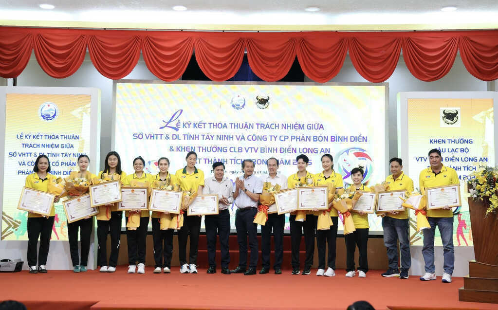 VTV Bình Điền Long An nhận thưởng lớn