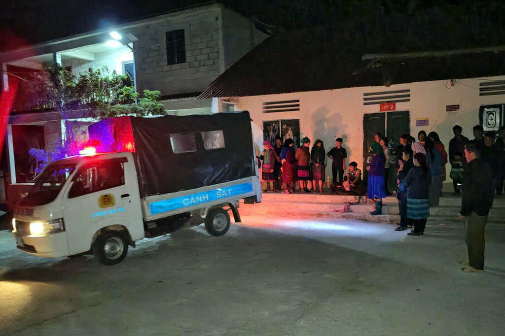 Thai phụ bị đá lăn trúng đầu và bụng