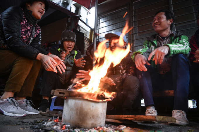 Miền Bắc giảm 12 độ C