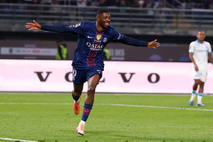 Dembele giúp PSG đoạt Siêu Cup Pháp