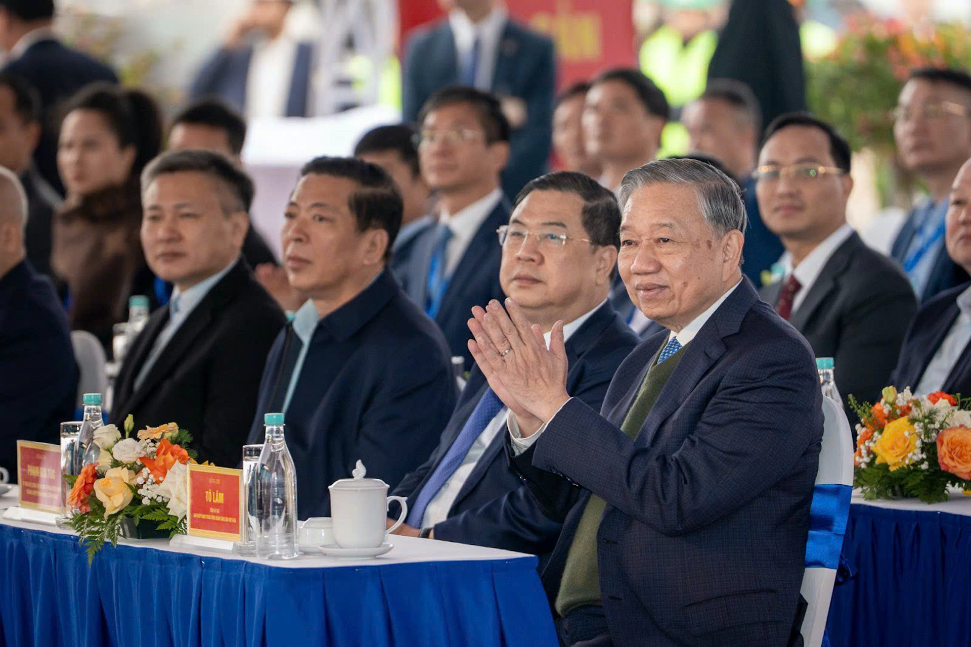 Tổng Bí thư Tô Lâm dự lễ khởi công hai khu đô thị đa mục tiêu 1.400ha của Hà Nội