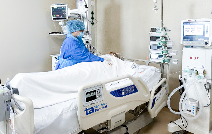 Cụ bà nguy kịch do biến chứng cúm A