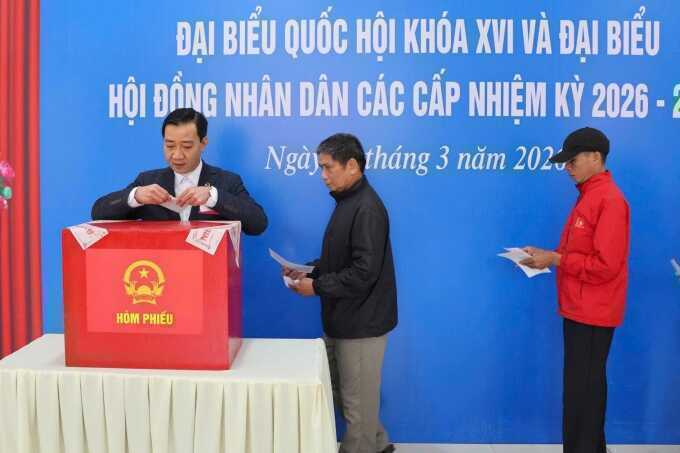 Bỏ phiếu ở đảo Bạch Long Vỹ