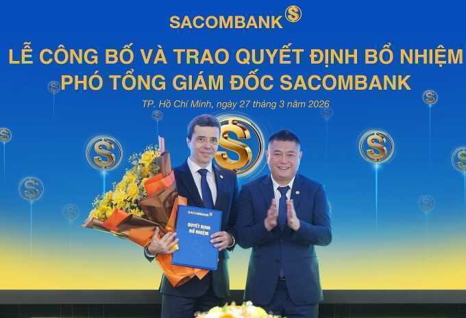 Cựu CEO SeABank làm phó tổng giám đốc Sacombank