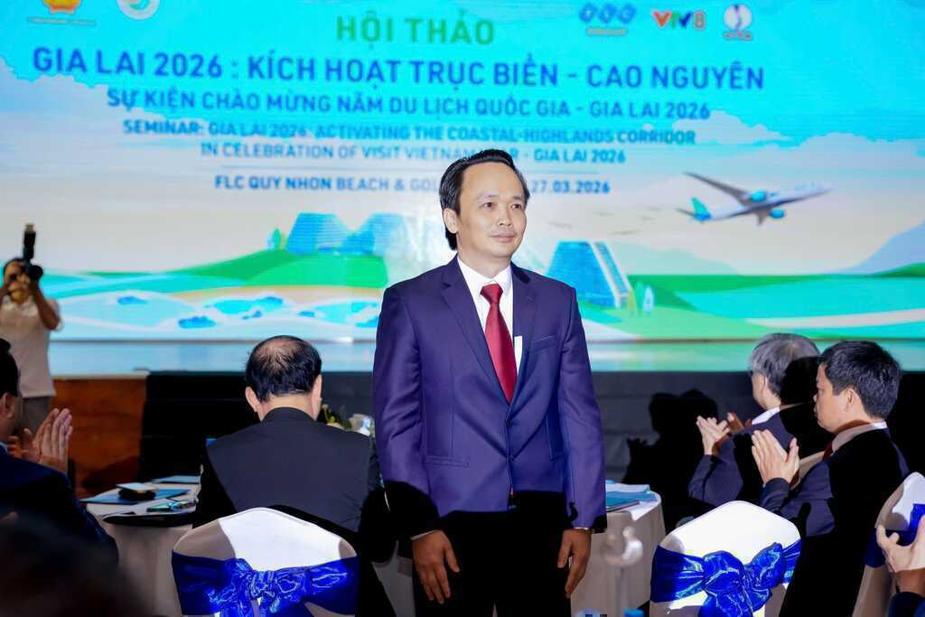 Ông Trịnh Văn Quyết xuất hiện tại một sự kiện ở Gia Lai