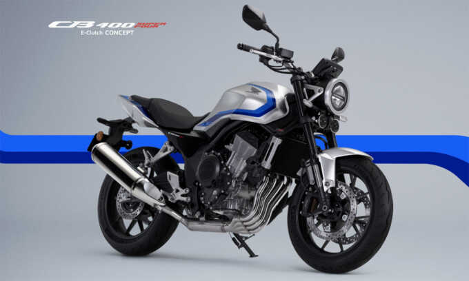 Honda CB400 Super Four E-clutch Concept lộ diện