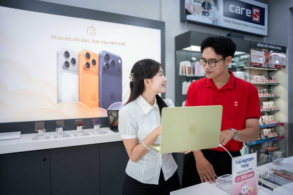 CellphoneS mở bán MacBook Neo, ưu đãi cho HSSV