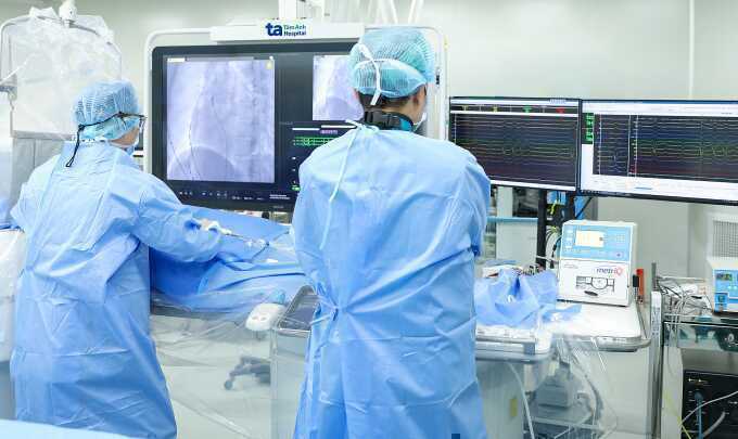 Đốt điện chữa rối loạn nhịp tim