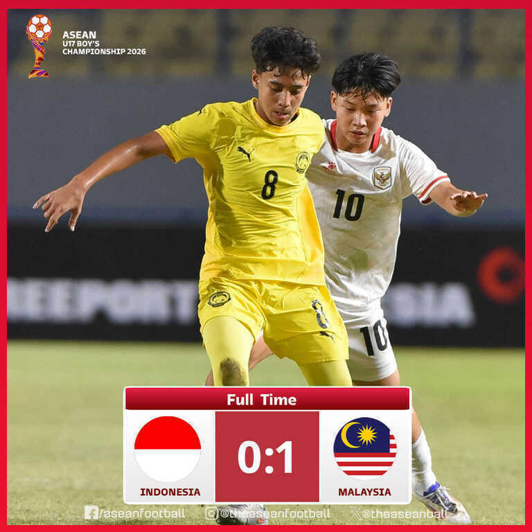 U17 Malaysia đánh bại Indonesia, U17 Việt Nam hưởng lợi