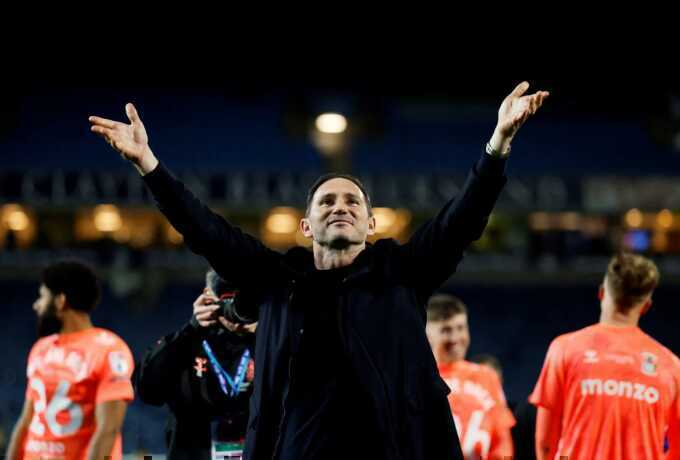Lampard đưa Coventry trở lại Ngoại hạng Anh