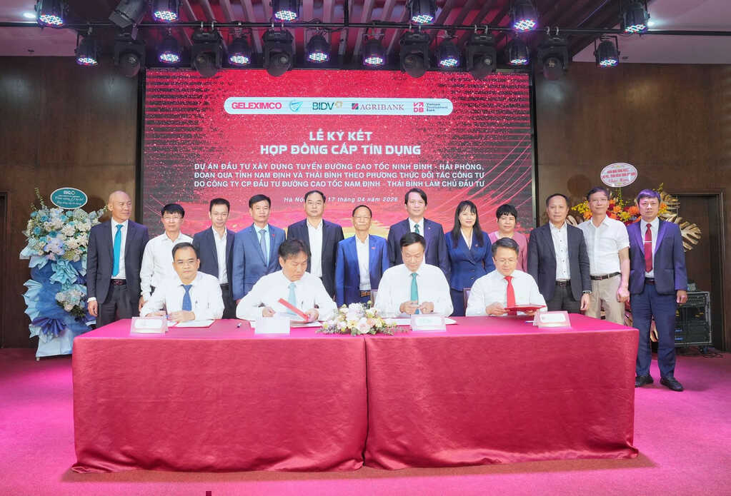 Ký kết hợp đồng cấp tín dụng Dự án đầu tư xây dựng cao tốc Ninh Bình-Hải Phòng