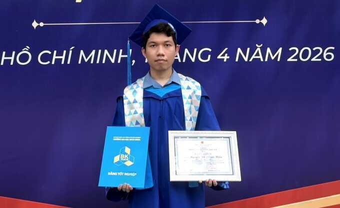 Chàng trai tốt nghiệp xuất sắc Bách khoa TP HCM trong 3,5 năm