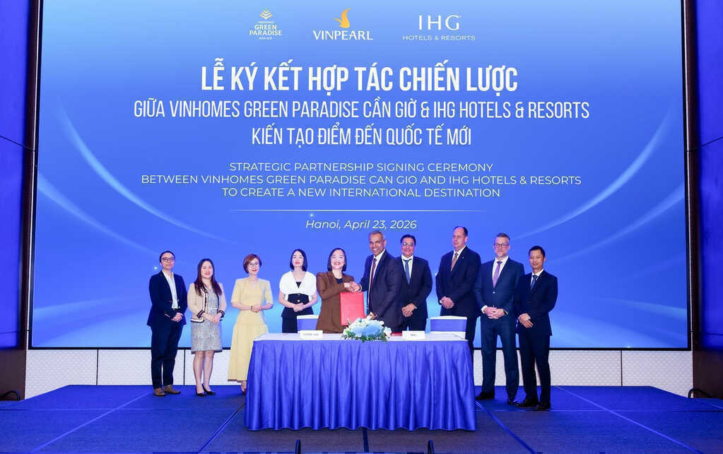 Vinhomes Green Paradise bắt tay hợp tác với IHG Hotels ___ Resorts