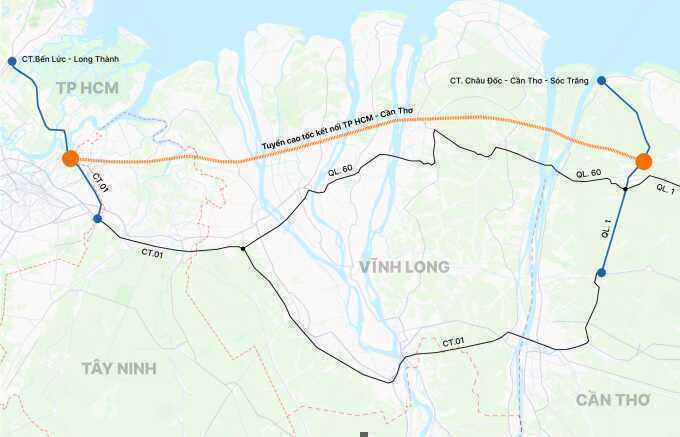 Đề xuất làm cao tốc ven biển nối TP HCM – Cần Thơ
