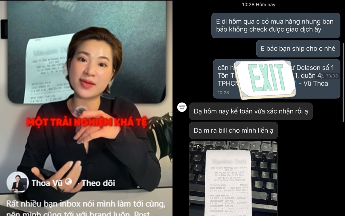 Khách chi 6,8 triệu đồng mua đồ hiệu, ra về tay không vì ~kế toán nghỉ~