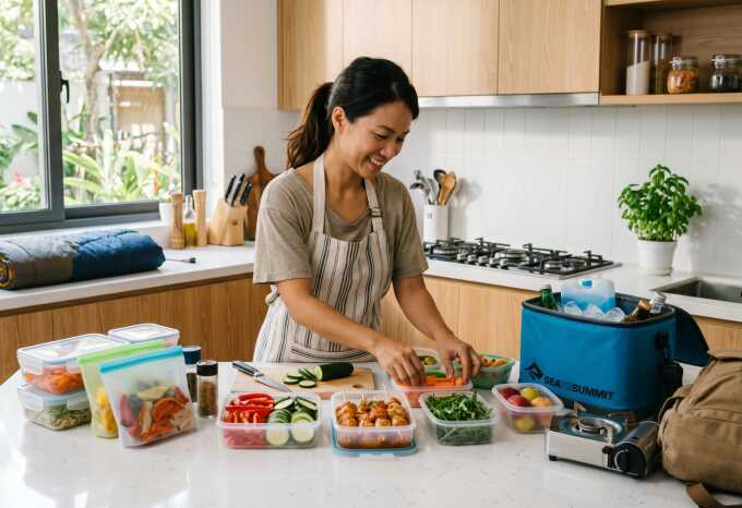 Cách bảo quản thực phẩm khi đi cắm trại