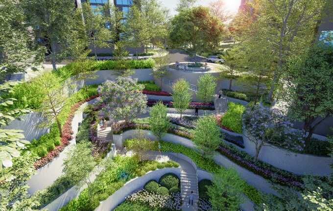 Quy hoạch `nương theo sườn đồi` tại đô thị Evergreen Estate