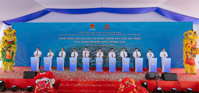 Vinhomes khởi công dự án khu công nghiệp Nam Tràng Cát