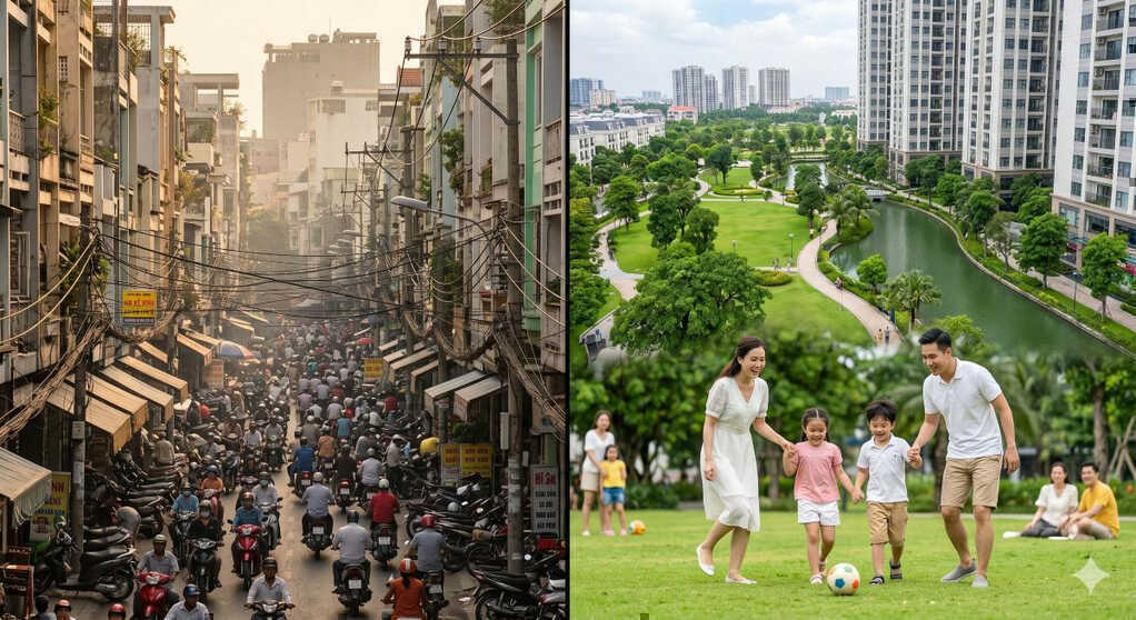 Rời nội đô TP.HCM: Chọn công viên sinh thái hay nghỉ dưỡng đô thị biển?