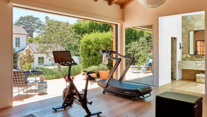 Xu hướng phòng gym tại nhà kết hợp không gian phục hồi