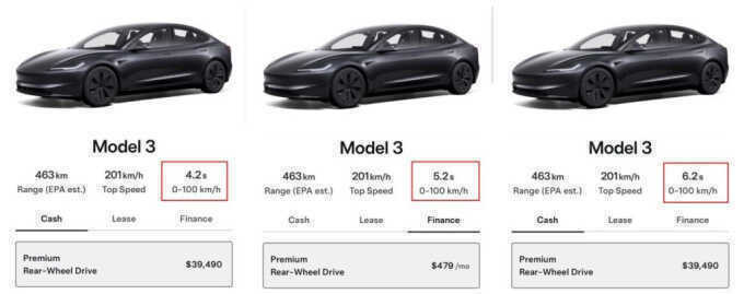 Tesla liên tục sửa thông số của xe điện