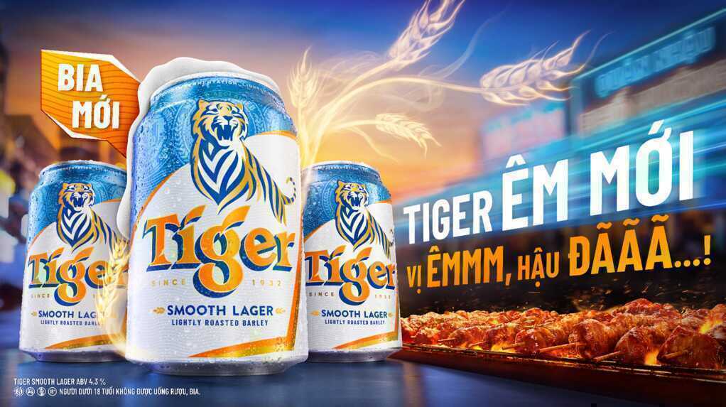 Tiger Beer giới thiệu dòng Tiger Êm mới