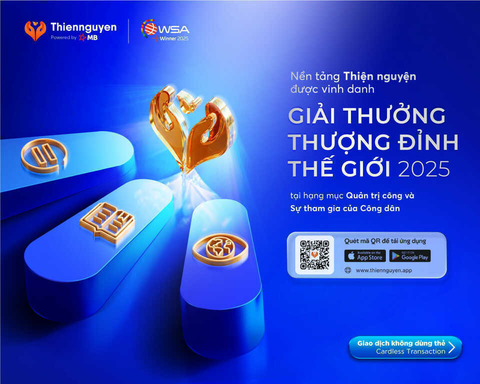 Nền tảng Thiện nguyện - giải pháp công nghệ vì cộng đồng được vinh danh quốc tế