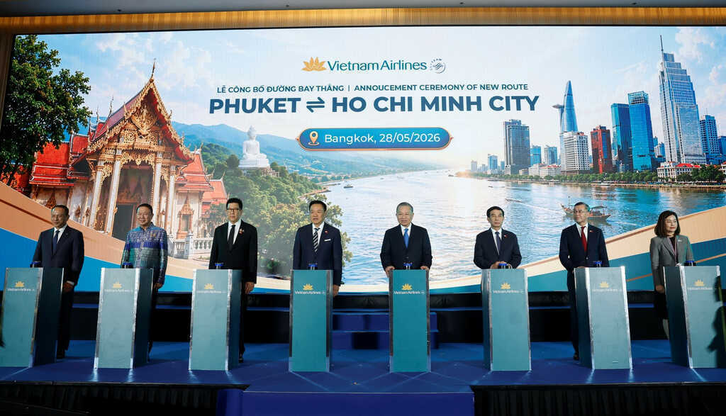Vietnam Airlines công bố đường bay thẳng TP.HCM - Phuket