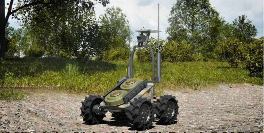UGV Gnome Ukraine mang công nghệ viễn thông tối tân thách thức mọi hệ thống EW