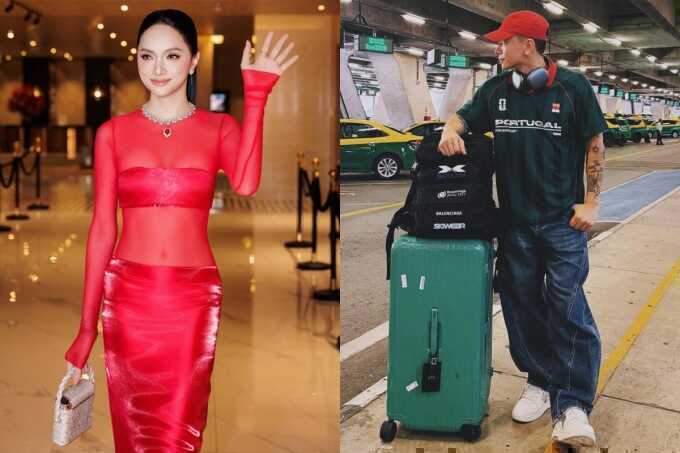 Bạn trai và dàn sao cổ vũ Hương Giang thi Miss Grand All Stars
