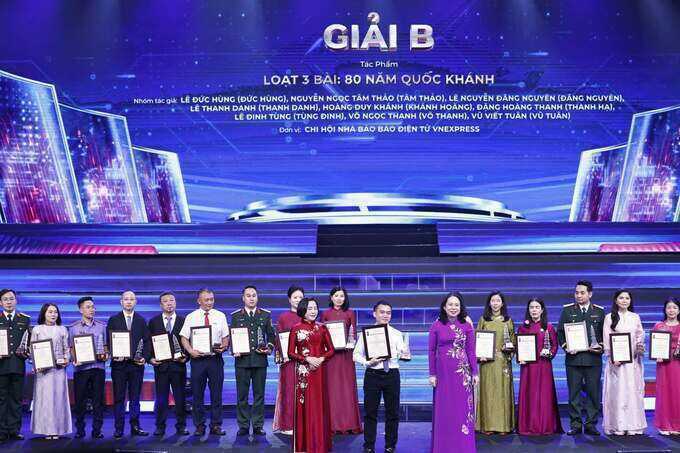 VnExpress giành giải B Báo chí Quốc gia