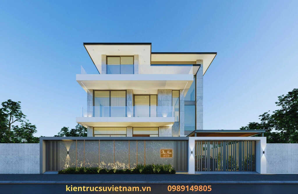Thiết kế biệt thự đẹp, sang trọng, đẳng cấp theo xu hướng mới