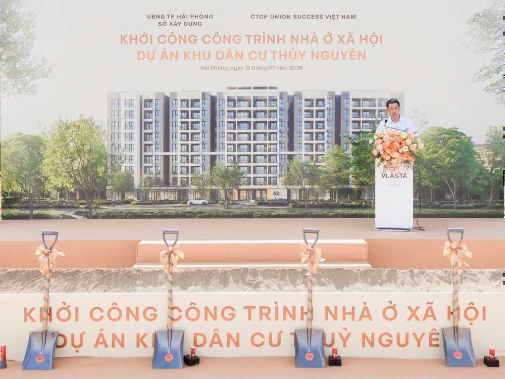Khởi công khu nhà ở xã hội gần 1.000 căn tại Vlasta - Thủy Nguyên