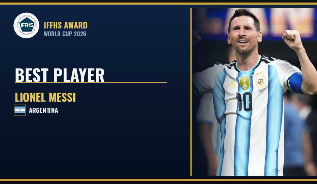 Messi được IFFHS vinh danh là Cầu thủ hay nhất World Cup 2026