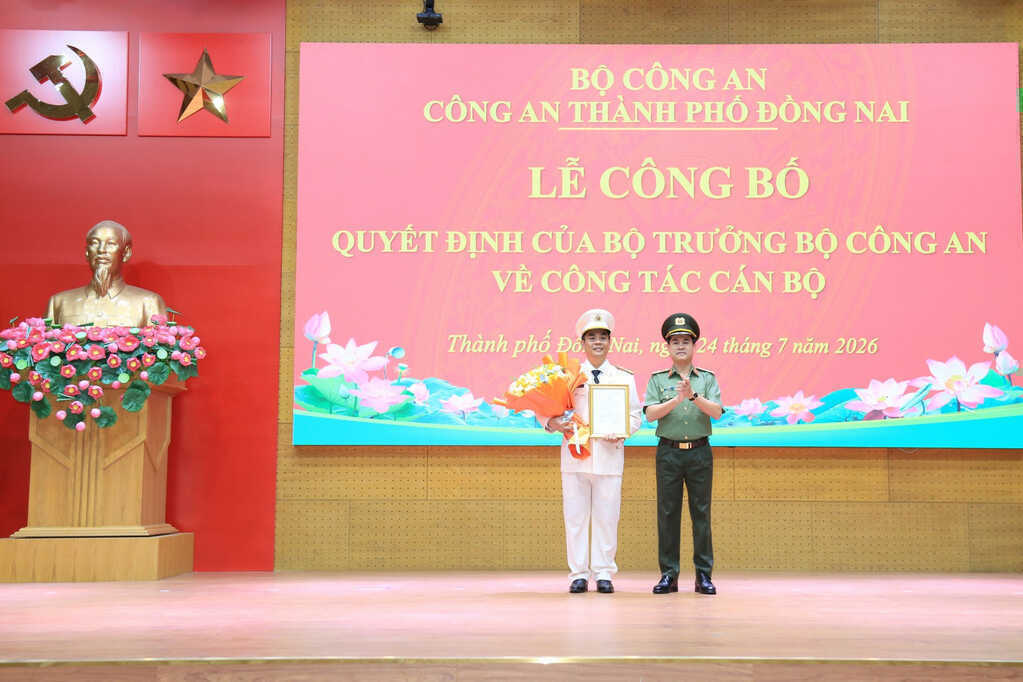 Đại tá Trần Trọng Thủy giữ chức Phó Giám đốc Công an TP Đồng Nai