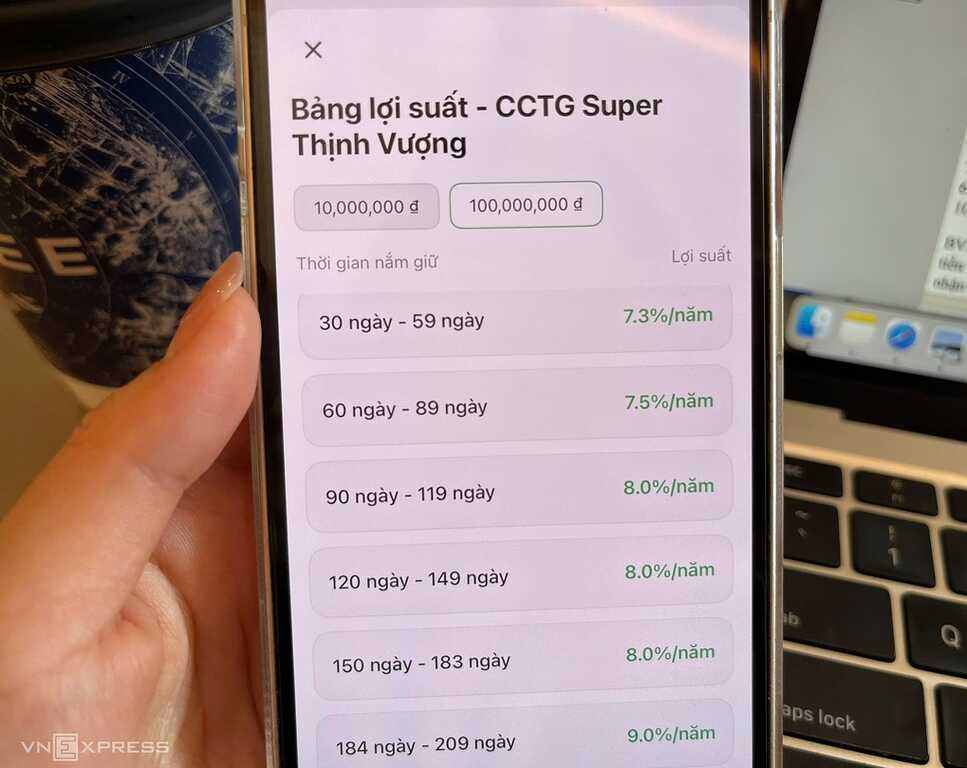 Ngân hàng đua huy động chứng chỉ tiền gửi lãi suất cao